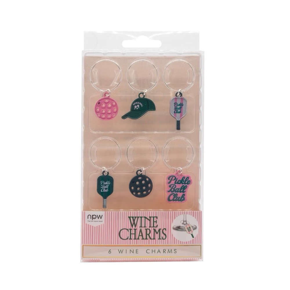 NPW nwt Pickleball Wine Charms
